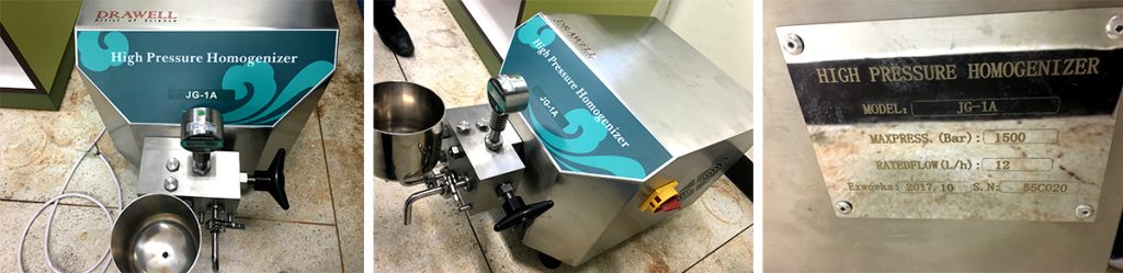 Laboratory High-Pressure Homogenizer JG-1A