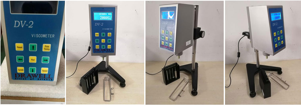 LVDV-2 6-6000000mPa·s Low Viscosity Viscometer display