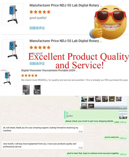NDJ 5S Viscometer Customer Feedback