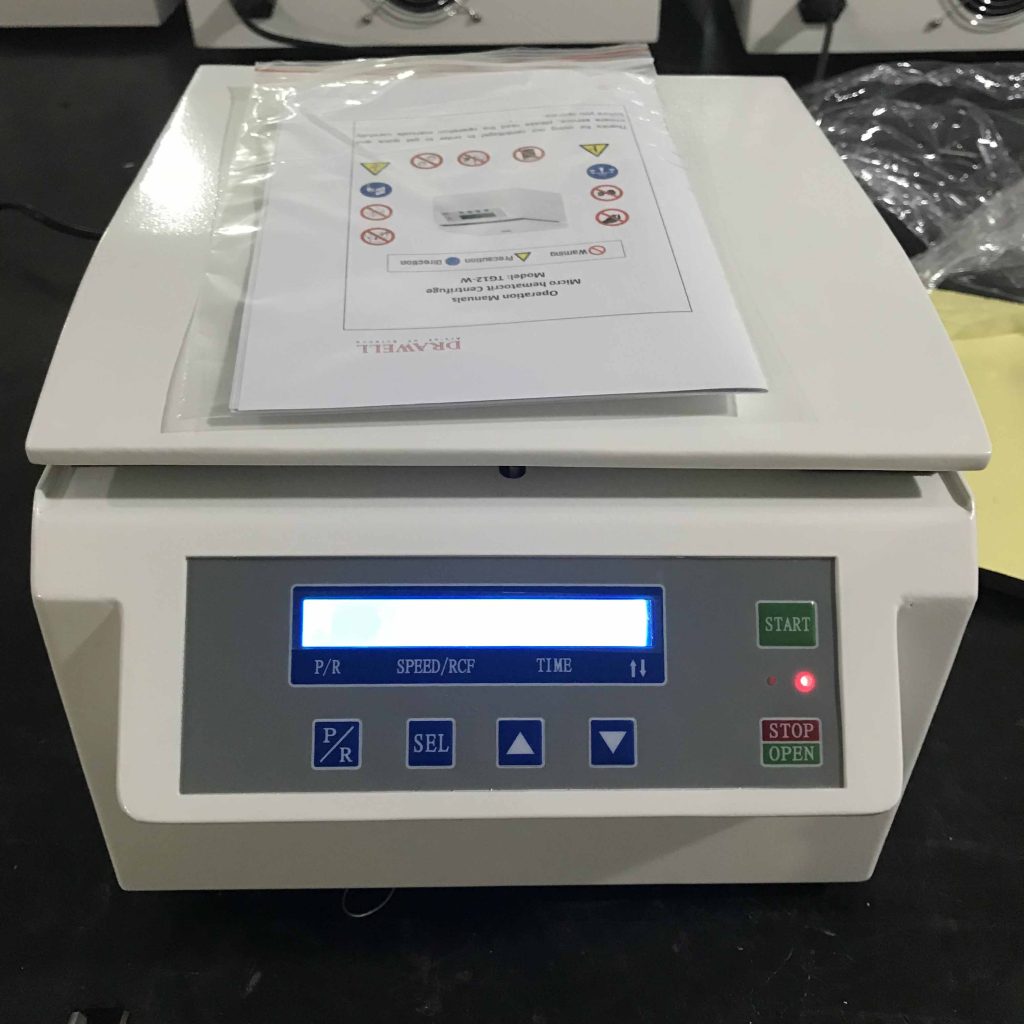 accessories display of Micro Hematocrit Centrifuge TG12-W