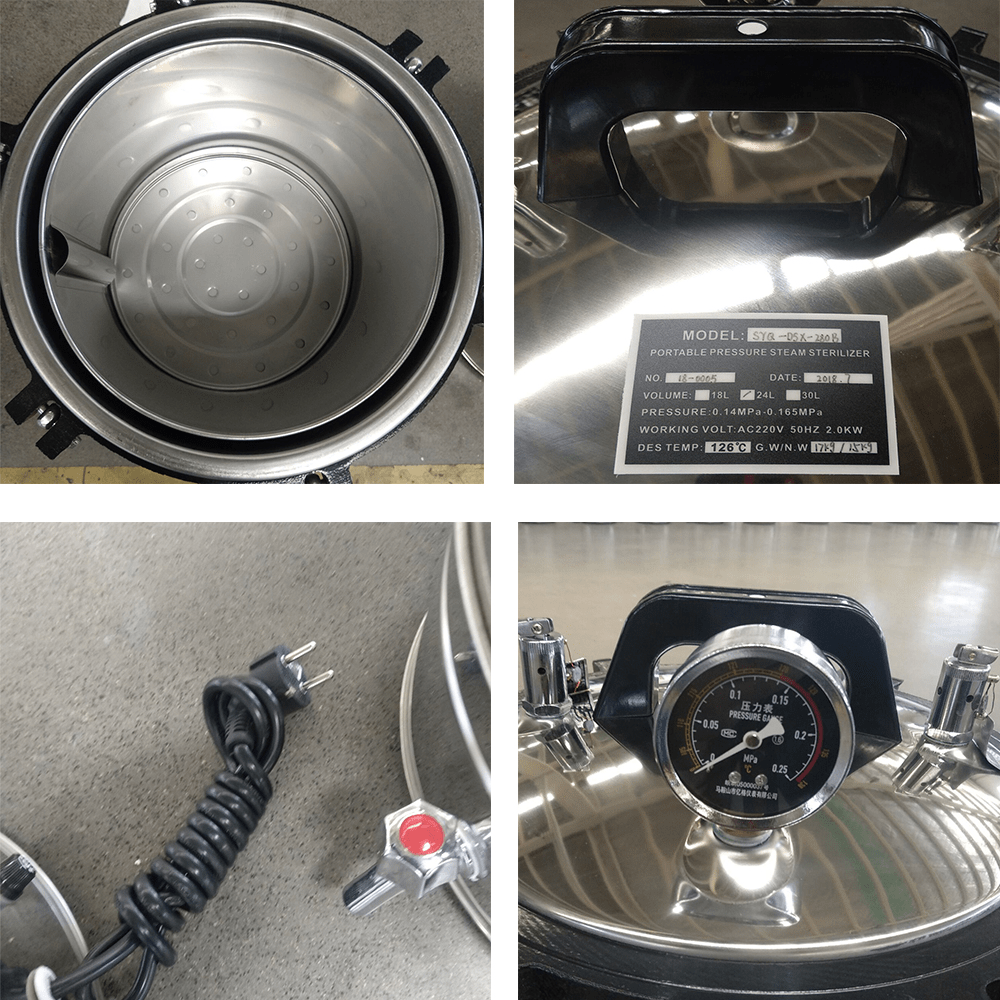 Autoklaf Portabel Pemanas Batubara dan Gas Listrik DW-280B