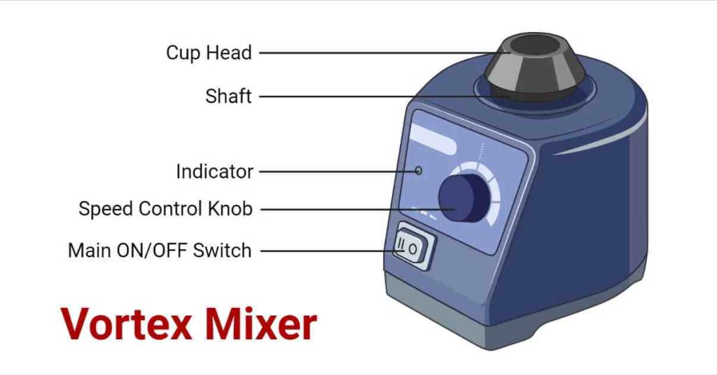 Laboratory Vortex Shaker 4200 rpm. Tubes plates flasks adaptors