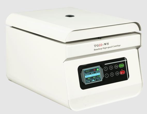 Benchtop High Speed Centrifuge TG20-WS and TG-22-WS