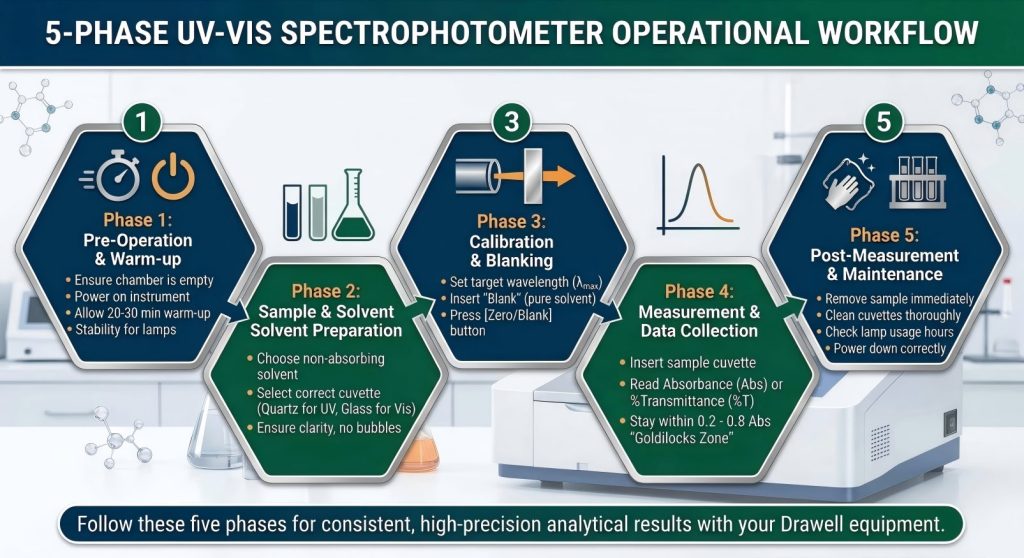 5-PHASE UV-VIS SPECTROPHOTOMETER OPERATIONAL WORKFLOW(1)