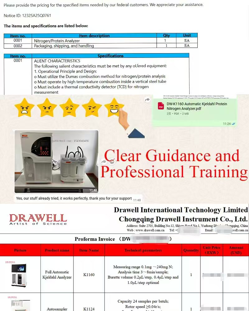 DW K1160 Full Automatic Kjeldahl Analyzer