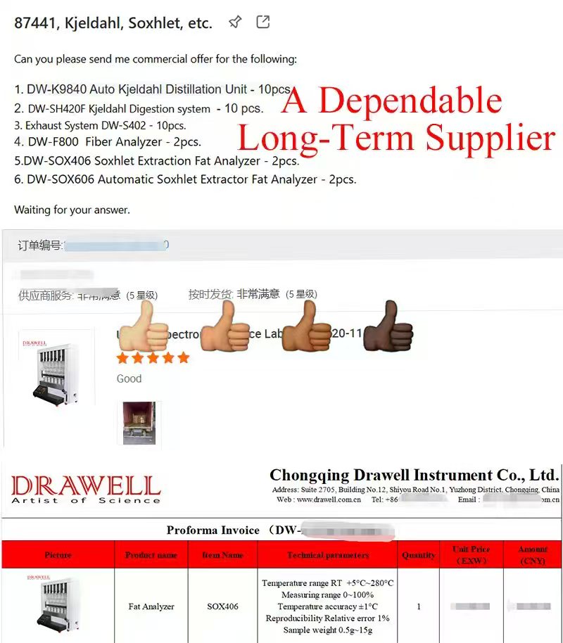 DW SOX406 Fat Analyzer 2
