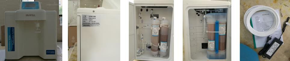 water purification system display