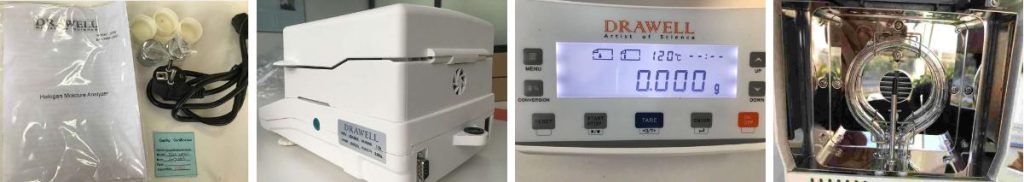 Halogen Moisture Meters Display