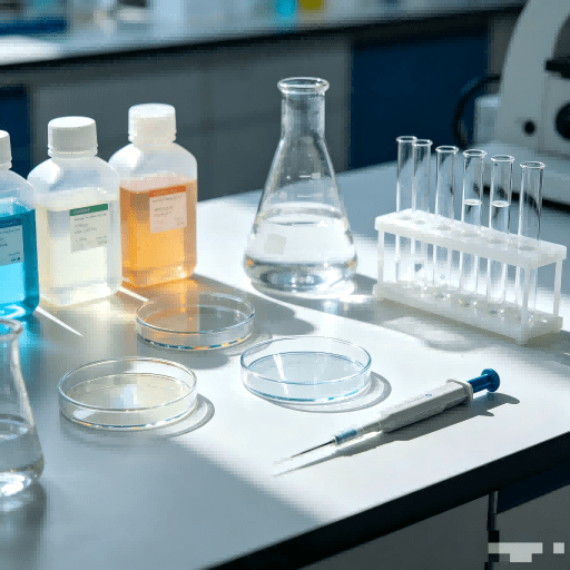 Laboratory Glassware & Culture Medium