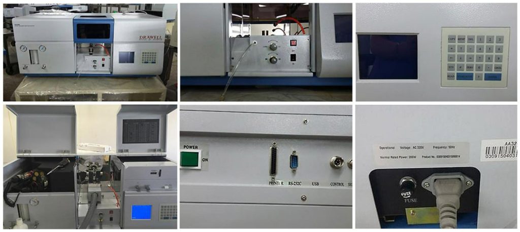 DW-AA320N Spectrophotometer Display