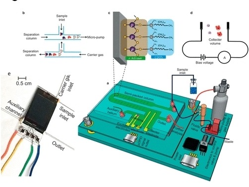 chip-scale miniaturized gas chromatograph platform