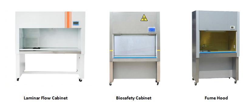 Laminar Flow Hood and Biosafety Cabinet and Fume Hood