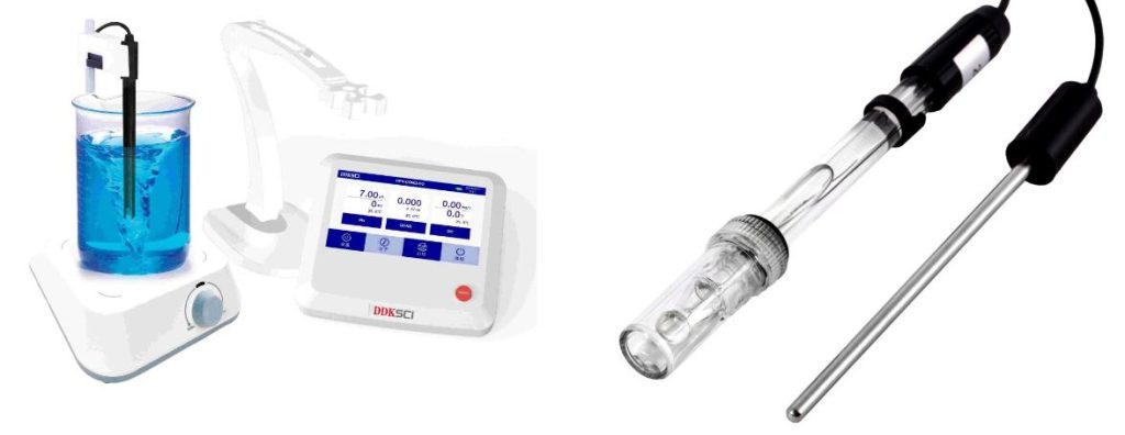 Benchtop PH Meter display