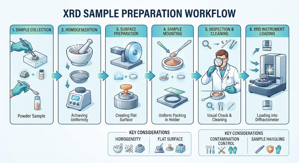 xrd-sample-preparation-workflow