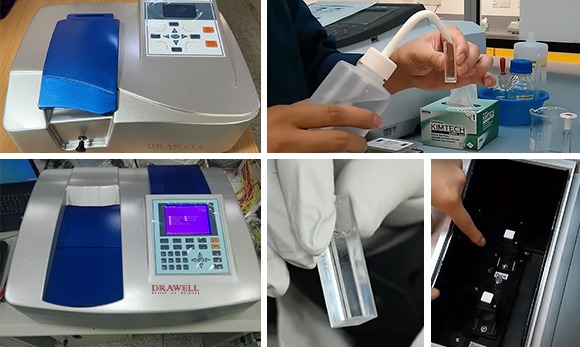 UV VIS Spectrophotometer use