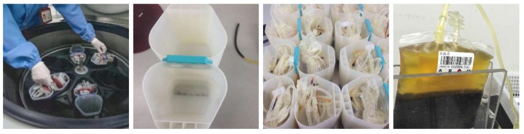 Blood Blank Centrifuge Application