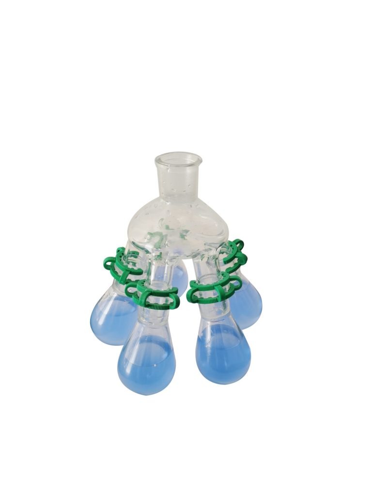 thumbnail image 2 of 500ml 24/40 Glass Recovery Flask – Kjelda Bottle By Deschem (Borosilicate) 2 of 6