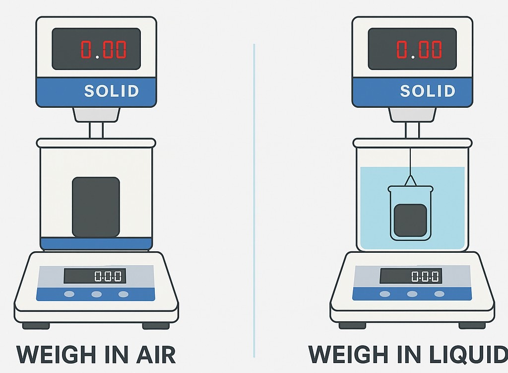 Density Balance Weighing