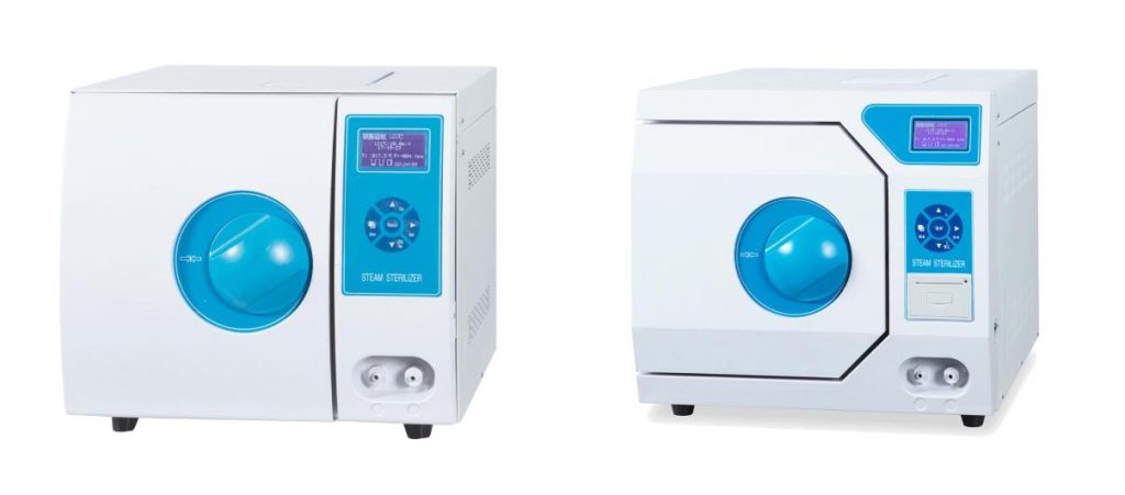 Display of DWT-B Pulsating Vacuum Table Top Steam Sterilizer