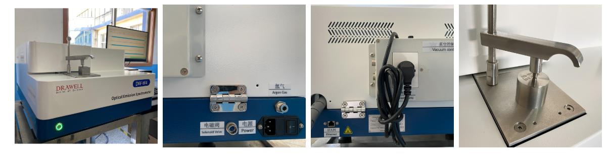 DW-W4 Optical Emission Spectrometer Display