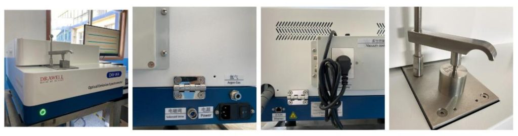 DW-W4 Optical Emission Spectrometer Display