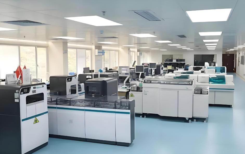 Equipment in the hospital lab