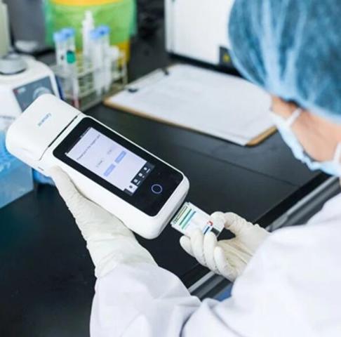 Portable blood gas analyzer