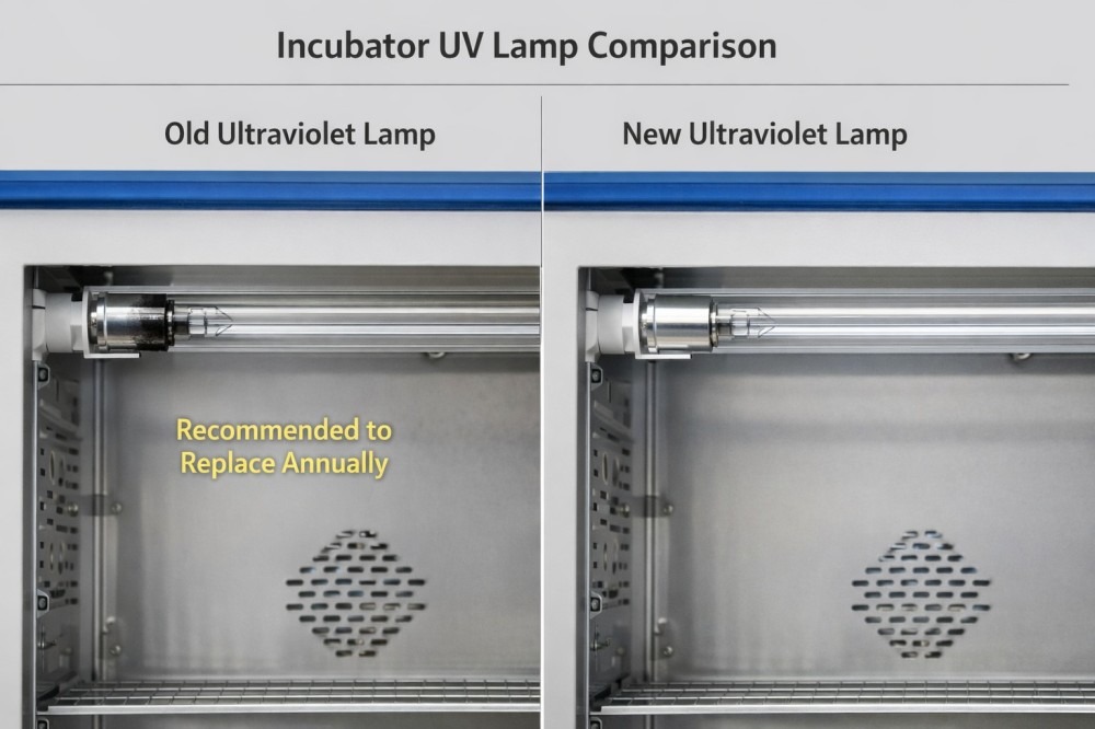Replace UV lamps regularly