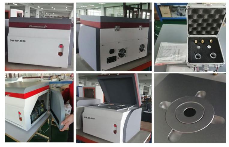 DW-NP-5010 XRF alloy Spectrometer Display
