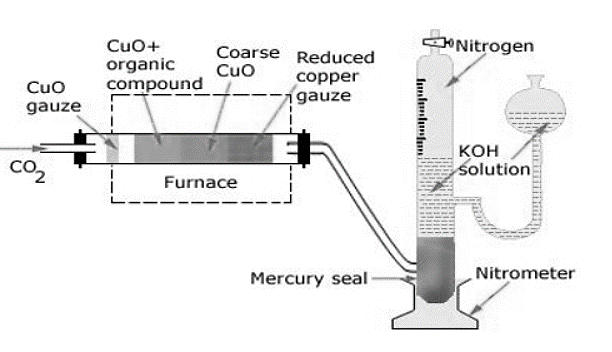 The process of Dumas Combustion Method