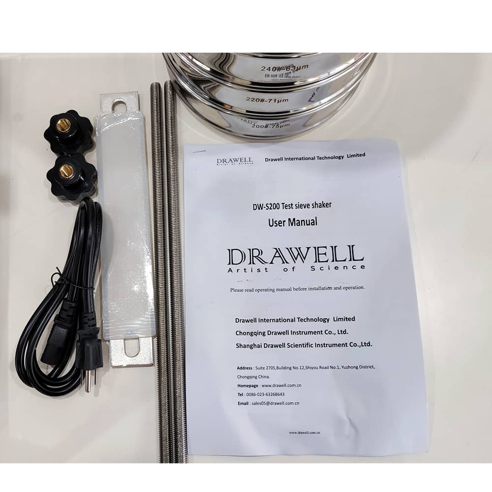 Test Sieve Shaker DW S200 S300 S400 10