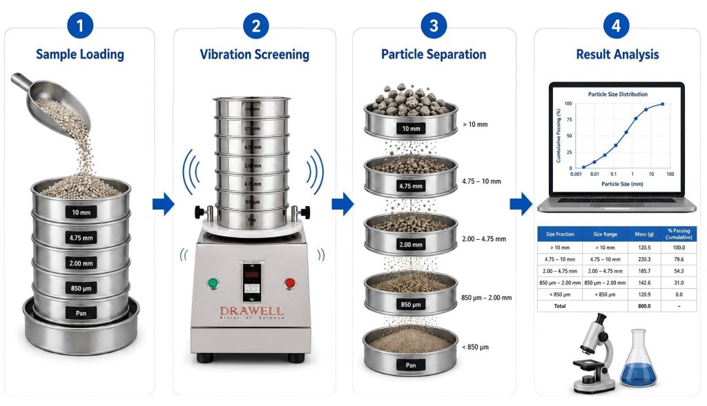 Workflow Diagram of Sieve Shaker