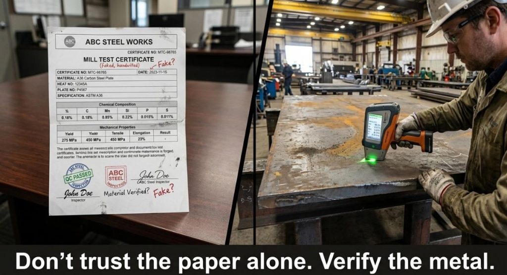 certificate-vs-spectrometer-verification