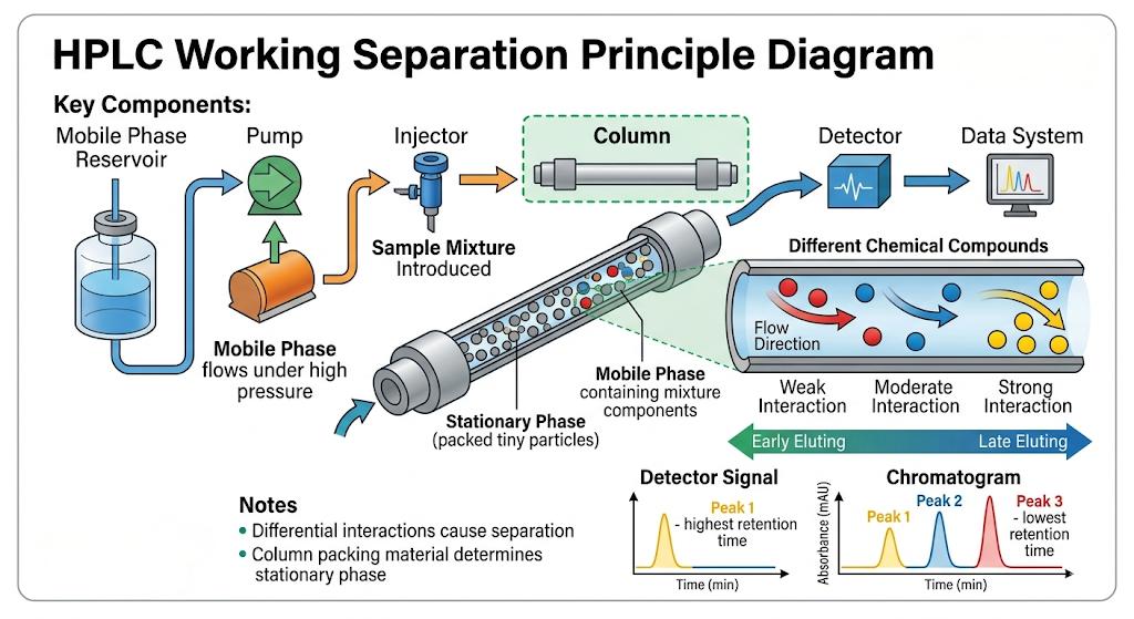 hplc-working-separation-principle-diagram